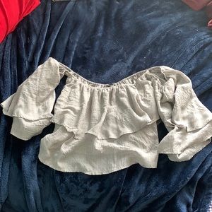 Fashion Nova off shoulder crop top